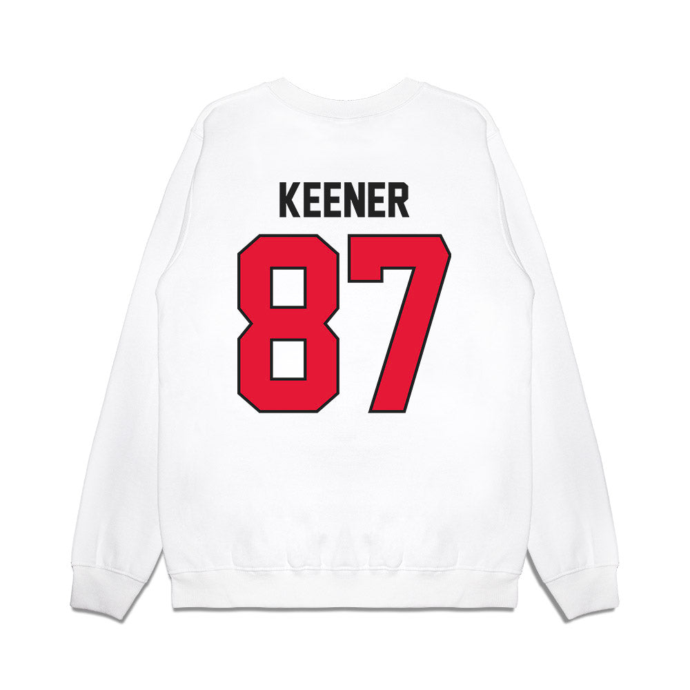 Rutgers - NCAA Football : Monte Keener - Vintage Helmet Premium Crewneck Sweatshirt-1