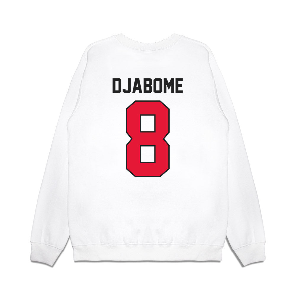 Rutgers - NCAA Football : Dariel Djabome - Vintage Helmet Premium Crewneck Sweatshirt-1