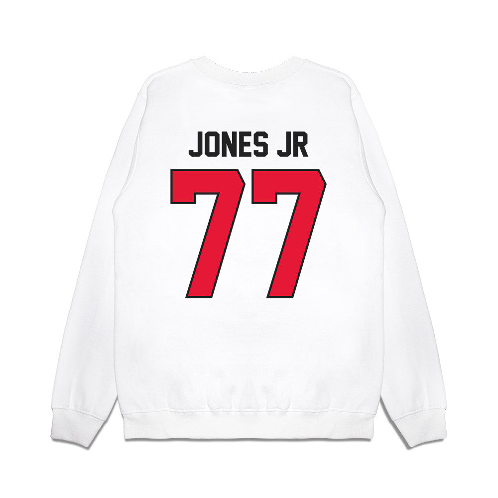 Rutgers - NCAA Football : Kenny Jones Jr - Vintage Helmet Premium Crewneck Sweatshirt-1