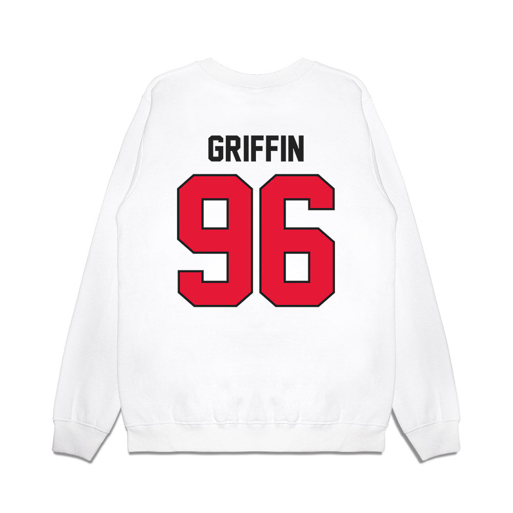Rutgers - NCAA Football : Keshon Griffin - Vintage Helmet Premium Crewneck Sweatshirt-1