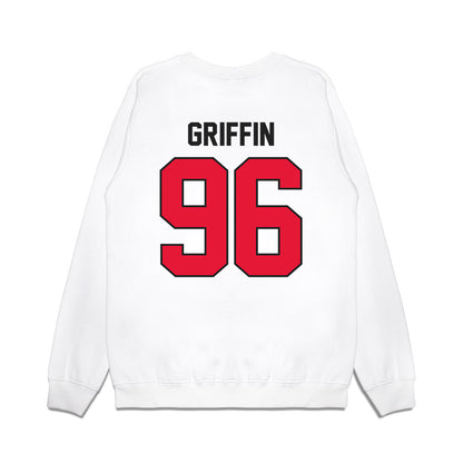 Rutgers - NCAA Football : Keshon Griffin - Vintage Helmet Premium Crewneck Sweatshirt-1