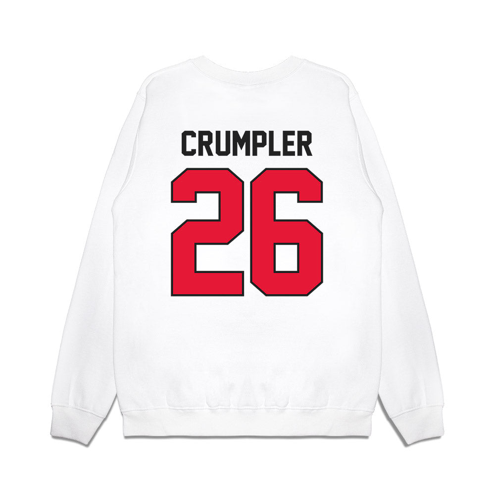 Rutgers - NCAA Football : Isaiah Crumpler - Vintage Helmet Premium Crewneck Sweatshirt-1