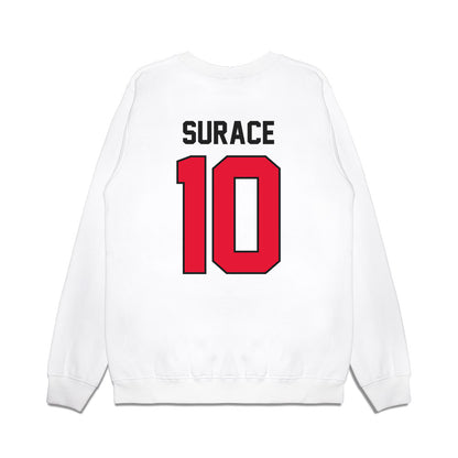 Rutgers - NCAA Football : AJ Surace - Vintage Helmet Premium Crewneck Sweatshirt-1
