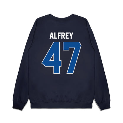 BYU - NCAA Football : Berkley Alfrey - Vintage Helmet Premium Crewneck Sweatshirt-1
