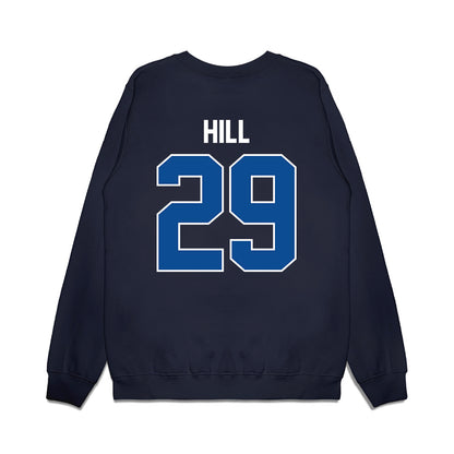 BYU - NCAA Football : Jake Hill - Vintage Helmet Premium Crewneck Sweatshirt-1