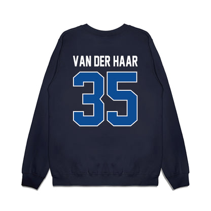 BYU - NCAA Football : Samuel Van Der Haar - Vintage Helmet Premium Crewneck Sweatshirt-1