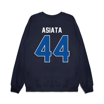 BYU - NCAA Football : Ephraim Asiata - Vintage Helmet Premium Crewneck Sweatshirt-1
