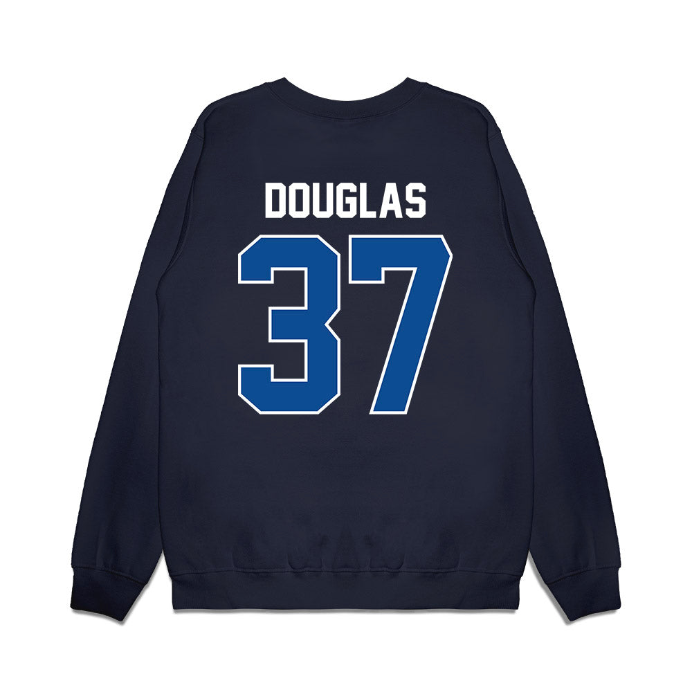 BYU - NCAA Football : Joseph Douglas - Vintage Helmet Premium Crewneck Sweatshirt-1
