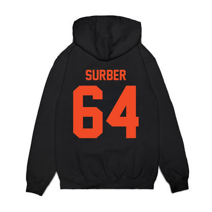 Virginia - NCAA Football : Cole Surber - Vintage Helmet Premium Hooded Sweatshirt-1