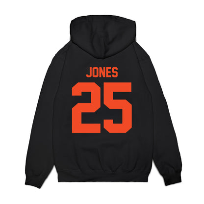 Virginia - NCAA Football : Terell Jones - Vintage Helmet Premium Hooded Sweatshirt-1
