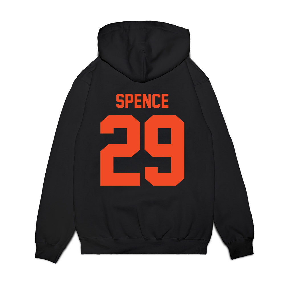Virginia - NCAA Football : Christopher Spence - Vintage Helmet Premium Hooded Sweatshirt-1