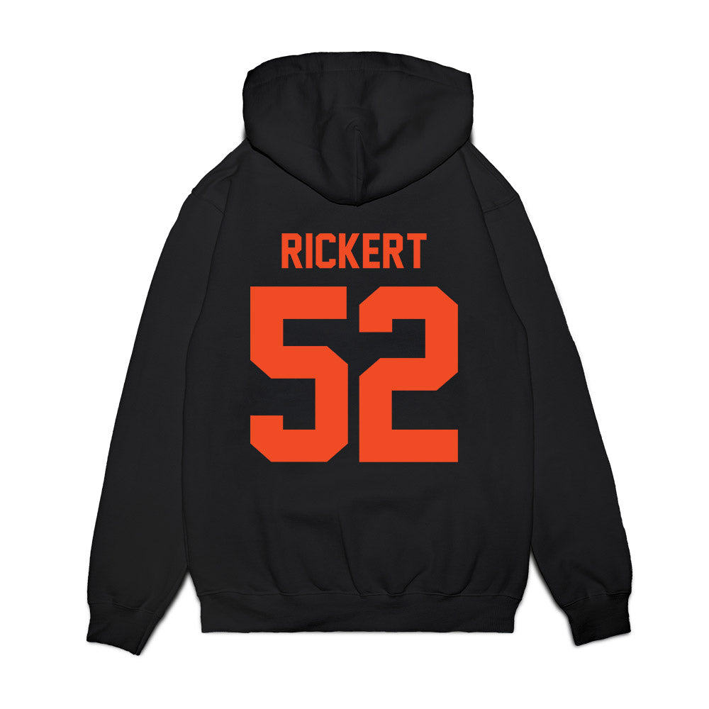 Virginia - NCAA Football : Daniel Rickert - Vintage Helmet Premium Hooded Sweatshirt-1