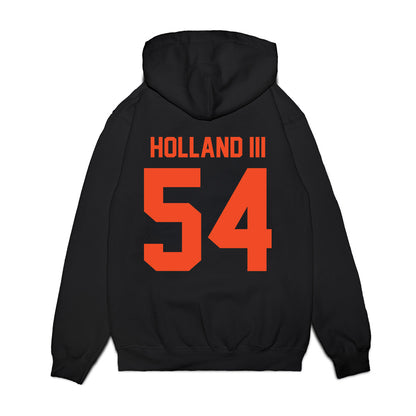Virginia - NCAA Football : Joseph Holland III - Vintage Helmet Premium Hooded Sweatshirt-1