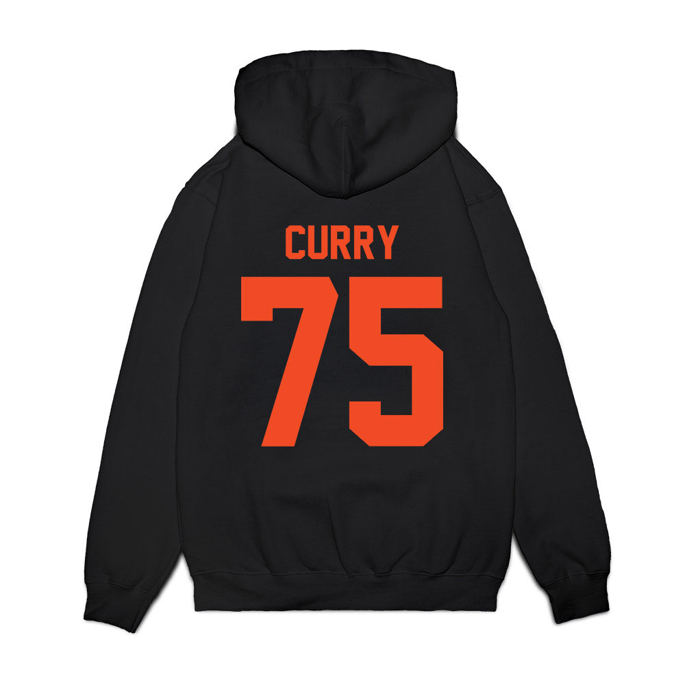 Virginia - NCAA Football : Houston Curry - Vintage Helmet Premium Hooded Sweatshirt-1