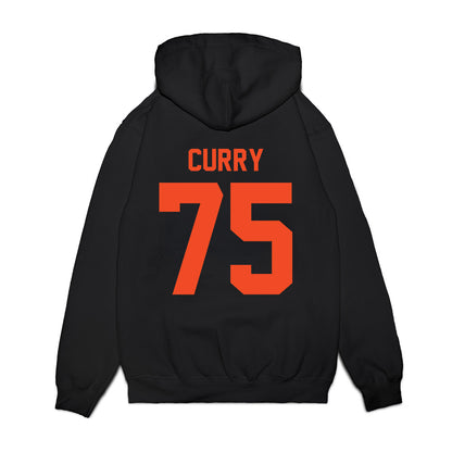 Virginia - NCAA Football : Houston Curry - Vintage Helmet Premium Hooded Sweatshirt-1
