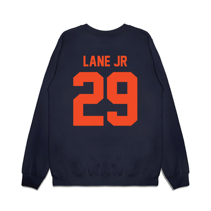 Virginia - NCAA Football : Davis Lane Jr - Vintage Helmet Premium Crewneck Sweatshirt-1