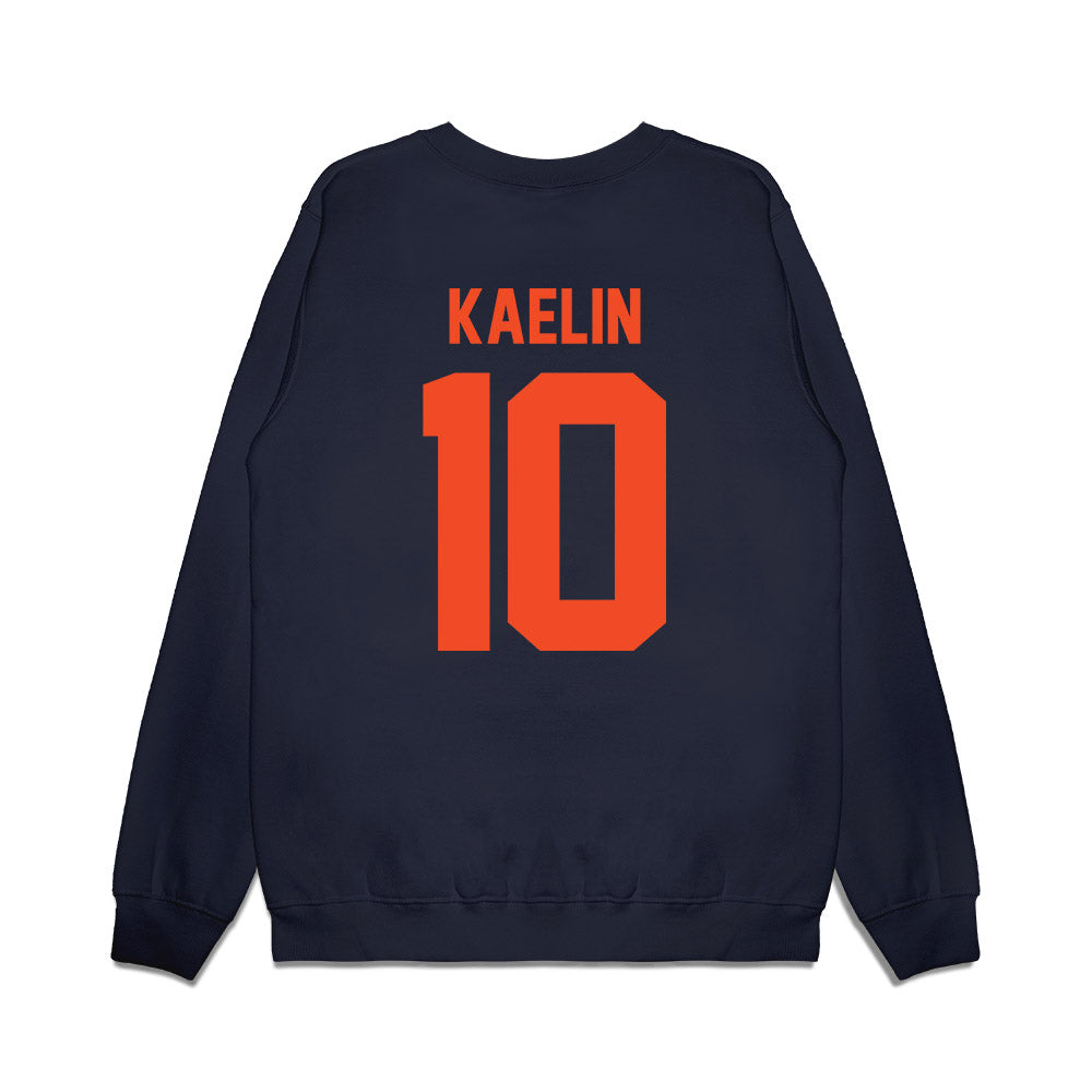 Virginia - NCAA Football : Daniel Kaelin - Vintage Helmet Premium Crewneck Sweatshirt-1