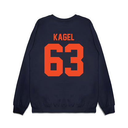 Virginia - NCAA Football : Joey Kagel - Vintage Helmet Premium Crewneck Sweatshirt-1
