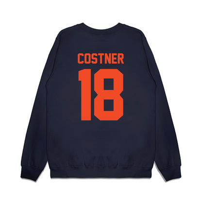Virginia - NCAA Football : Corey Costner - Vintage Helmet Premium Crewneck Sweatshirt-1