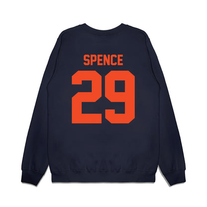 Virginia - NCAA Football : Christopher Spence - Vintage Helmet Premium Crewneck Sweatshirt-1