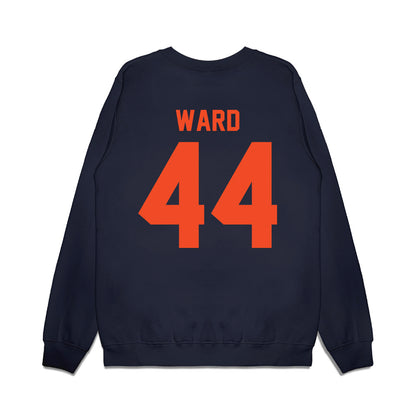 Virginia - NCAA Football : Evan Ward - Vintage Helmet Premium Crewneck Sweatshirt-1