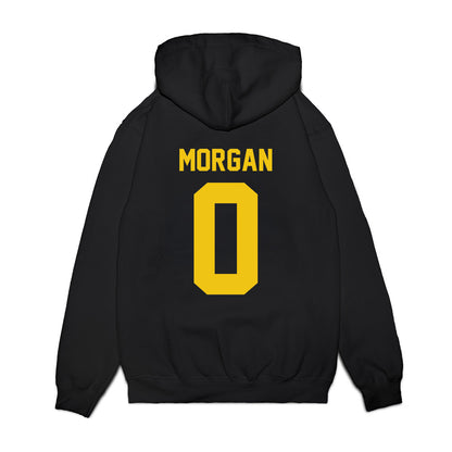 Michigan - NCAA Football : Semaj Morgan - Vintage Helmet Premium Hooded Sweatshirt-1