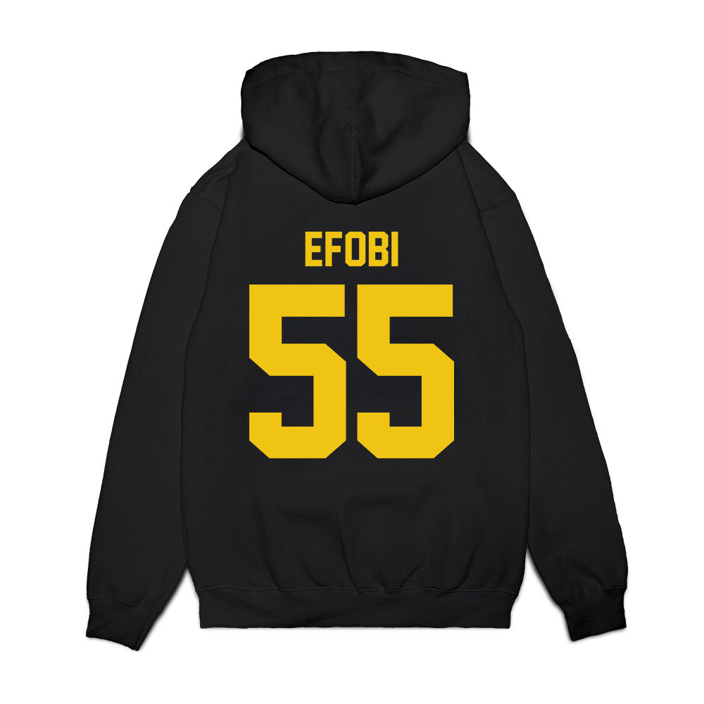 Michigan - NCAA Football : Nathan Efobi - Vintage Helmet Premium Hooded Sweatshirt-1