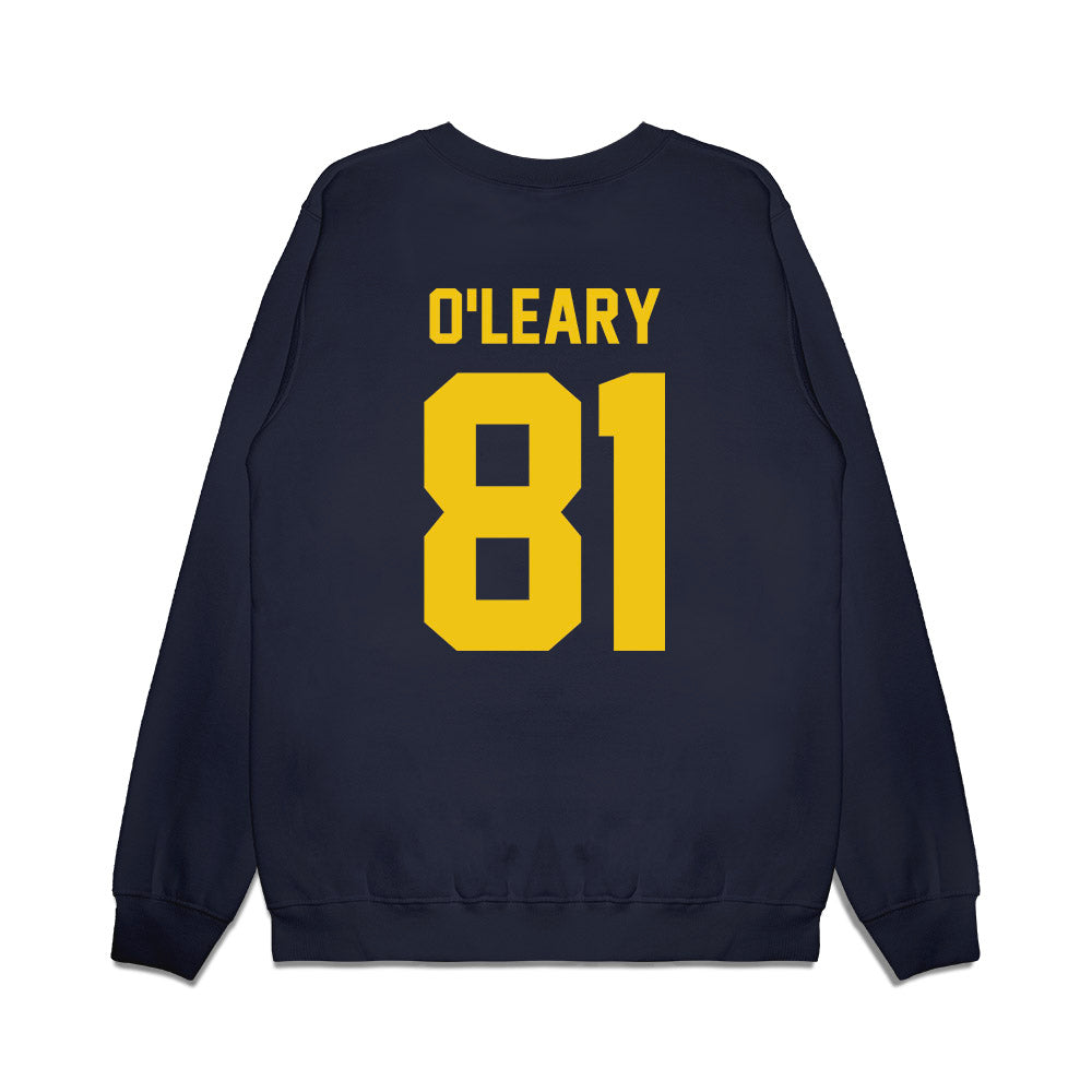 Michigan - NCAA Football : Peyton O'Leary - Vintage Helmet Premium Crewneck Sweatshirt-1