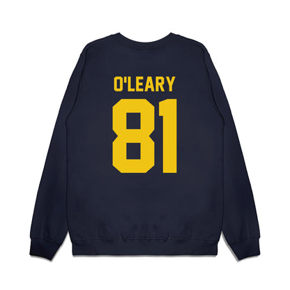 Michigan - NCAA Football : Peyton O'Leary - Vintage Helmet Premium Crewneck Sweatshirt-1