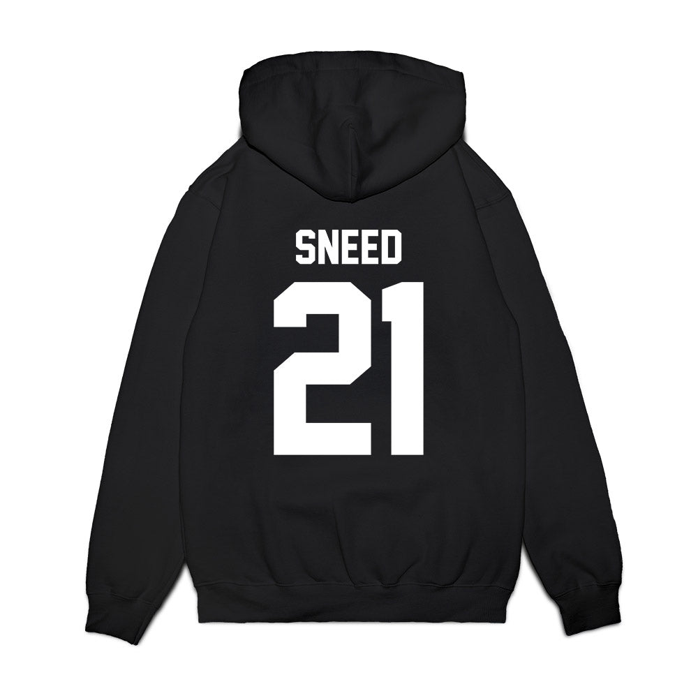 Houston - NCAA Football : Stacy Sneed - Vintage Helmet Premium Hooded Sweatshirt-1