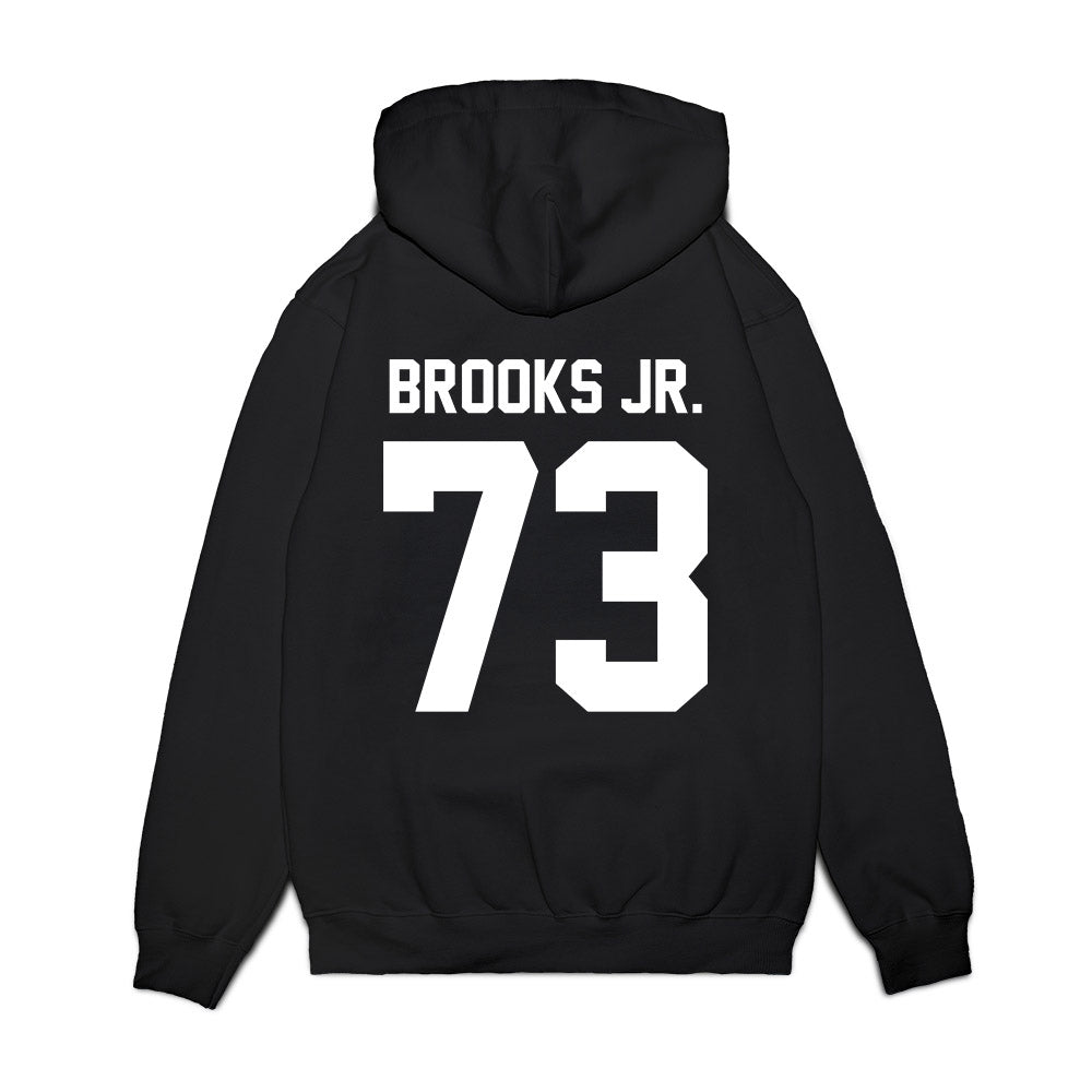 Houston - NCAA Football : Jason Brooks Jr. - Vintage Helmet Premium Hooded Sweatshirt-1