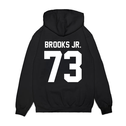 Houston - NCAA Football : Jason Brooks Jr. - Vintage Helmet Premium Hooded Sweatshirt-1