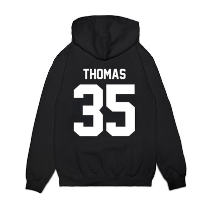 Houston - NCAA Football : Kaleb Thomas - Vintage Helmet Premium Hooded Sweatshirt-1