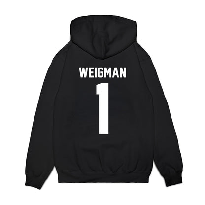 Houston - NCAA Football : Conner Weigman - Vintage Helmet Premium Hooded Sweatshirt-1
