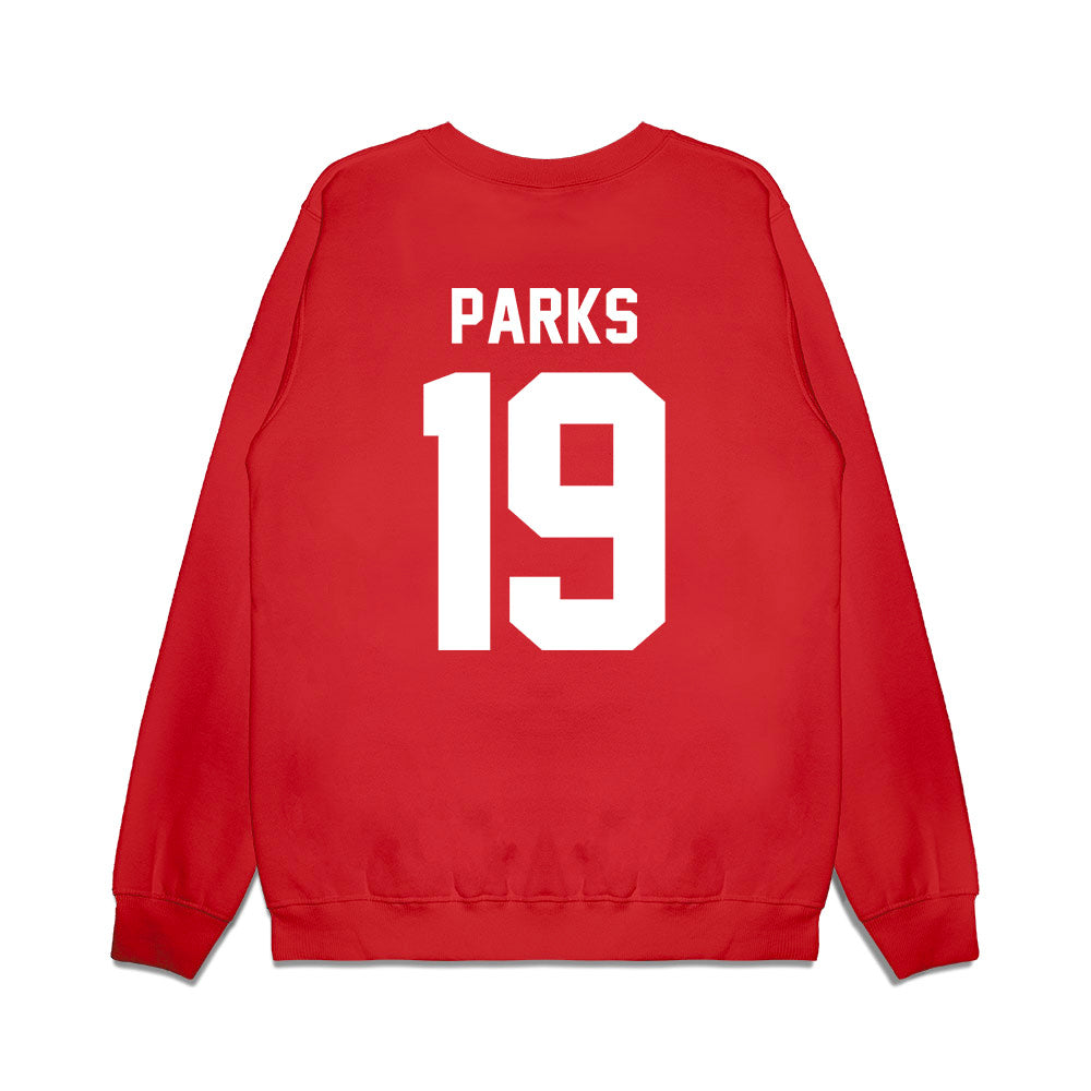 Houston - NCAA Football : Keany Parks - Vintage Helmet Premium Crewneck Sweatshirt-1