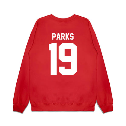 Houston - NCAA Football : Keany Parks - Vintage Helmet Premium Crewneck Sweatshirt-1