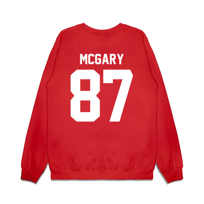 Houston - NCAA Football : Luke McGary - Vintage Helmet Premium Crewneck Sweatshirt-1