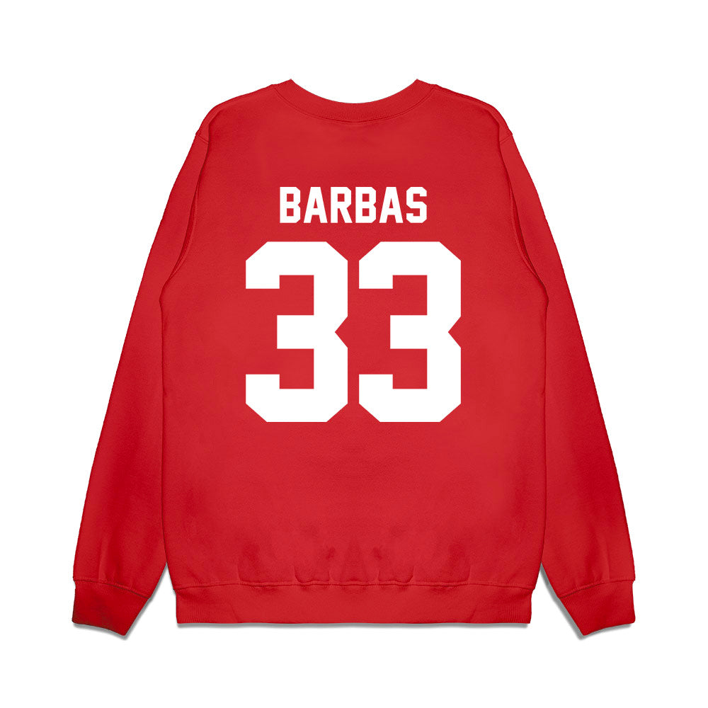Houston - NCAA Football : Johnsley Barbas - Vintage Helmet Premium Crewneck Sweatshirt-1