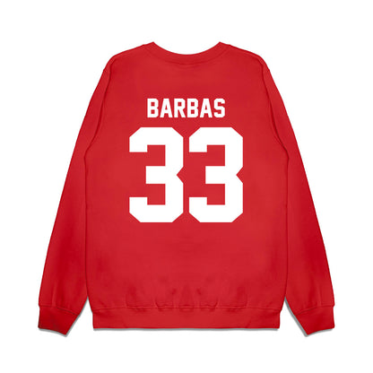 Houston - NCAA Football : Johnsley Barbas - Vintage Helmet Premium Crewneck Sweatshirt-1