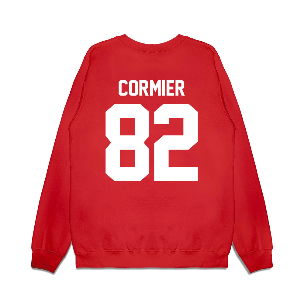 Houston - NCAA Football : Zaylen Cormier - Vintage Helmet Premium Crewneck Sweatshirt-1
