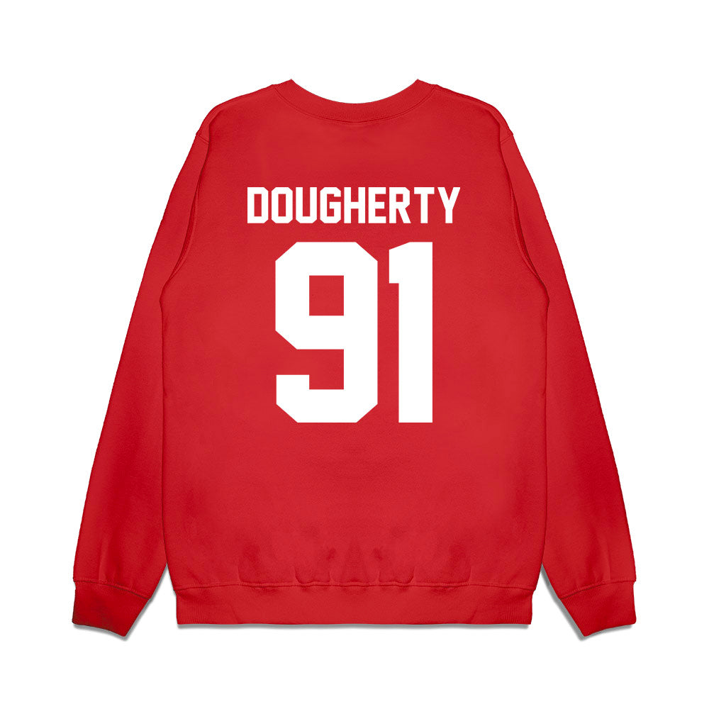 Houston - NCAA Football : Liam Dougherty - Vintage Helmet Premium Crewneck Sweatshirt-1