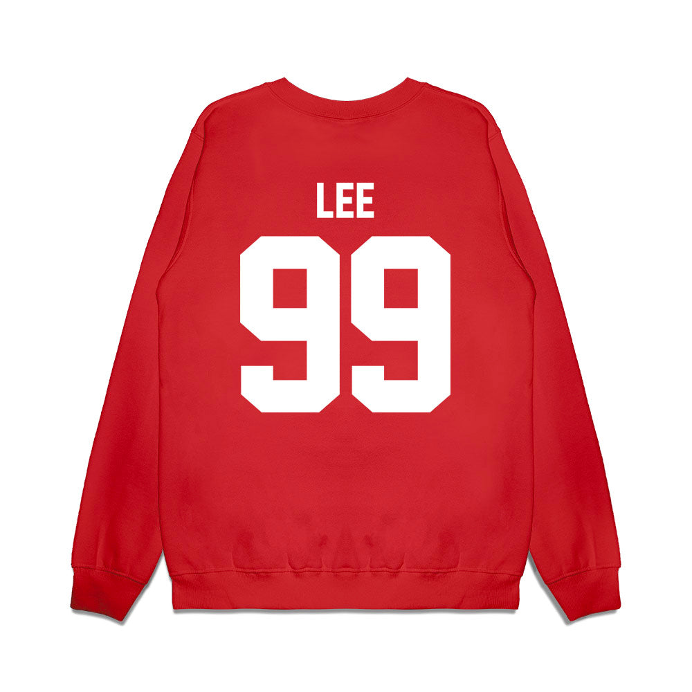 Houston - NCAA Football : Quindario Lee - Vintage Helmet Premium Crewneck Sweatshirt-1