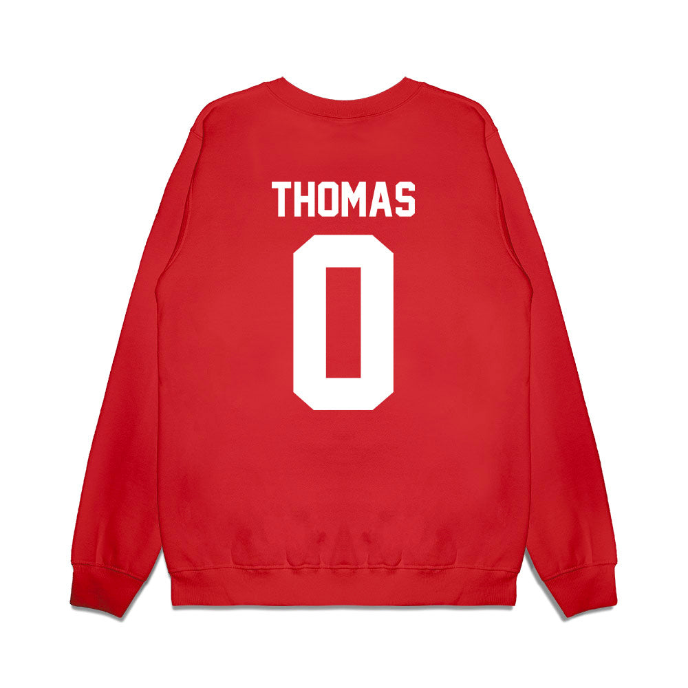 Houston - NCAA Football : Amare Thomas - Vintage Helmet Premium Crewneck Sweatshirt-1