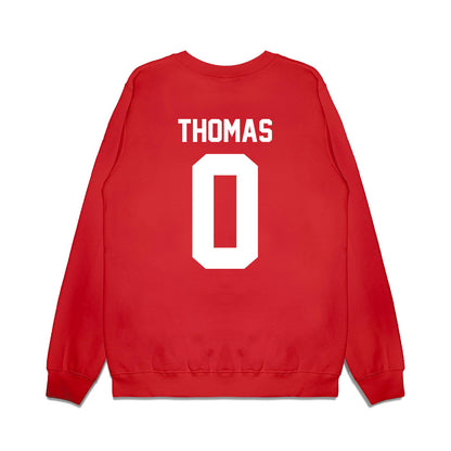 Houston - NCAA Football : Amare Thomas - Vintage Helmet Premium Crewneck Sweatshirt-1