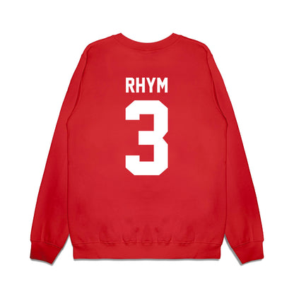 Houston - NCAA Football : JD Rhym - Vintage Helmet Premium Crewneck Sweatshirt-1