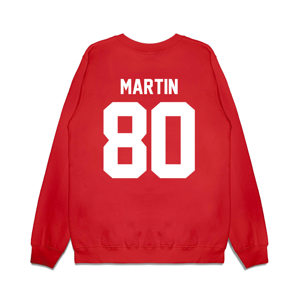 Houston - NCAA Football : Jaquise Martin - Vintage Helmet Premium Crewneck Sweatshirt-1