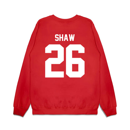 Houston - NCAA Football : Jamaal Shaw - Vintage Helmet Premium Crewneck Sweatshirt-1