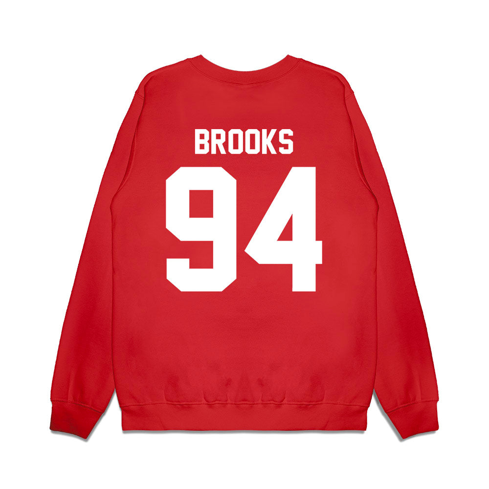 Houston - NCAA Football : Carmello Brooks - Vintage Helmet Premium Crewneck Sweatshirt-1