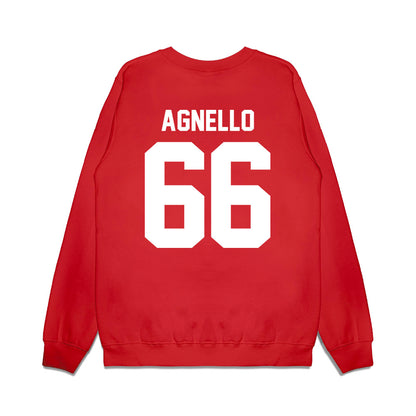 Houston - NCAA Football : McKenzie Agnello - Vintage Helmet Premium Crewneck Sweatshirt-1