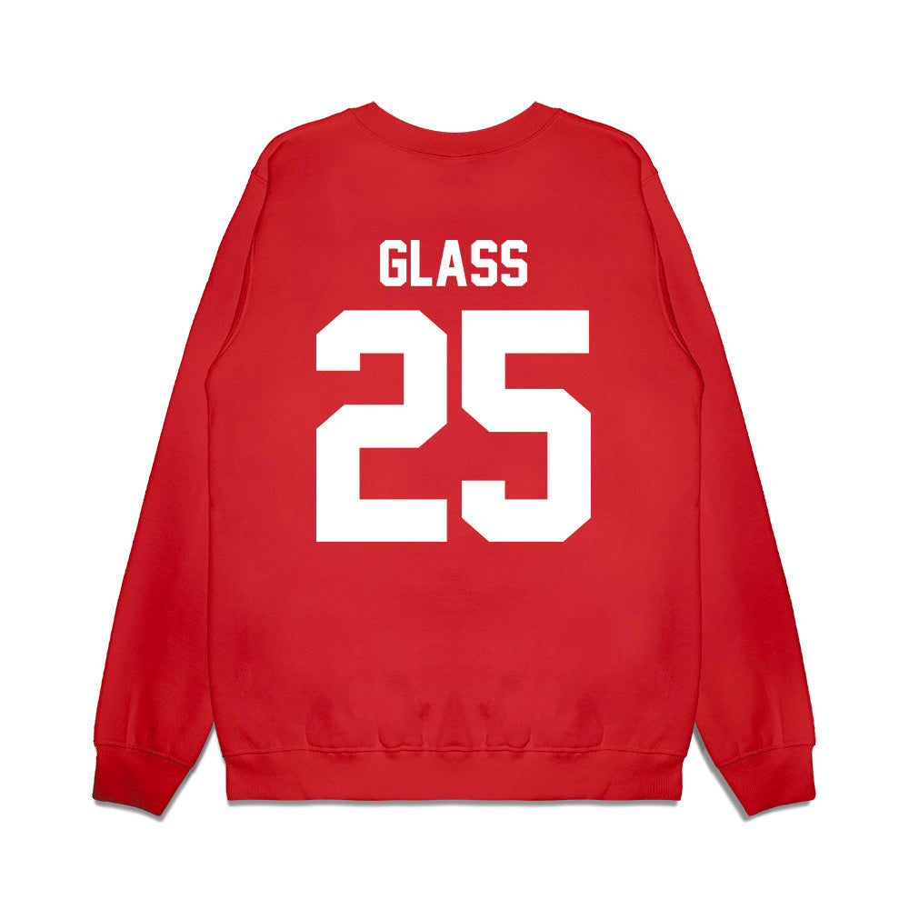 Houston - NCAA Football : Carmycah Glass - Vintage Helmet Premium Crewneck Sweatshirt-1